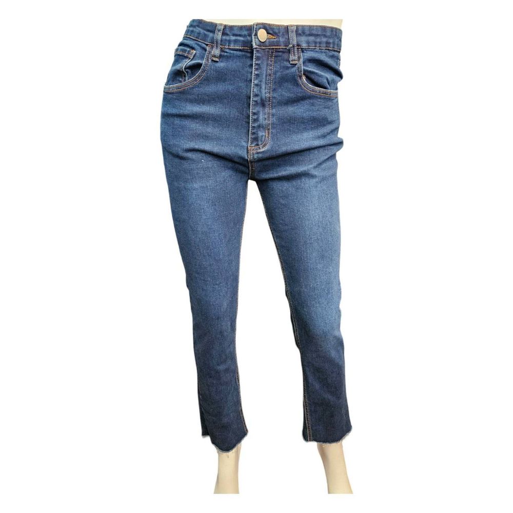 SHEIN Raw Hem Skinny Jeans Size 12
